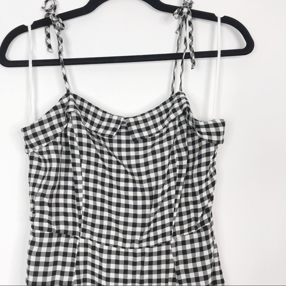 Cupcakes and Cashmere Eddie Gingham Dress Black 0 - Picture 4 of 11